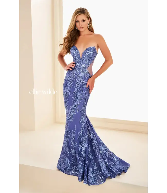 37042 Robe Bustier Brillante Dusk