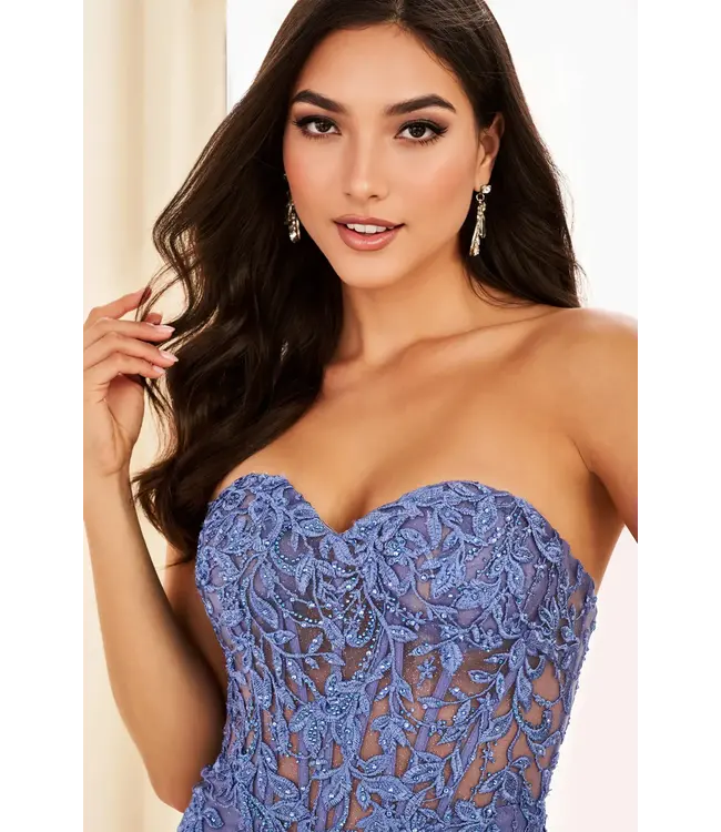 37113 Robe Sirène Bustier Dusk