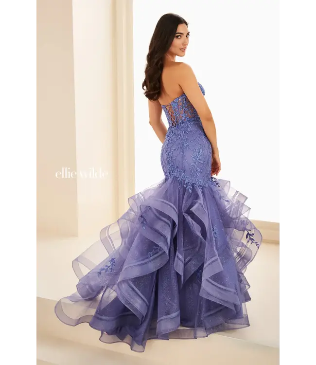 37113 Robe Sirène Bustier Dusk