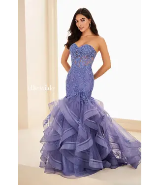 37113 Robe Sirène Bustier Dusk