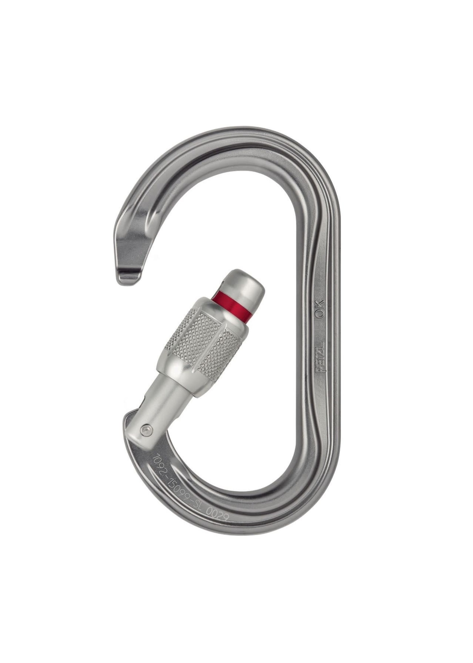 Petzl Petzl OK Oval Screw Lock Carabiner