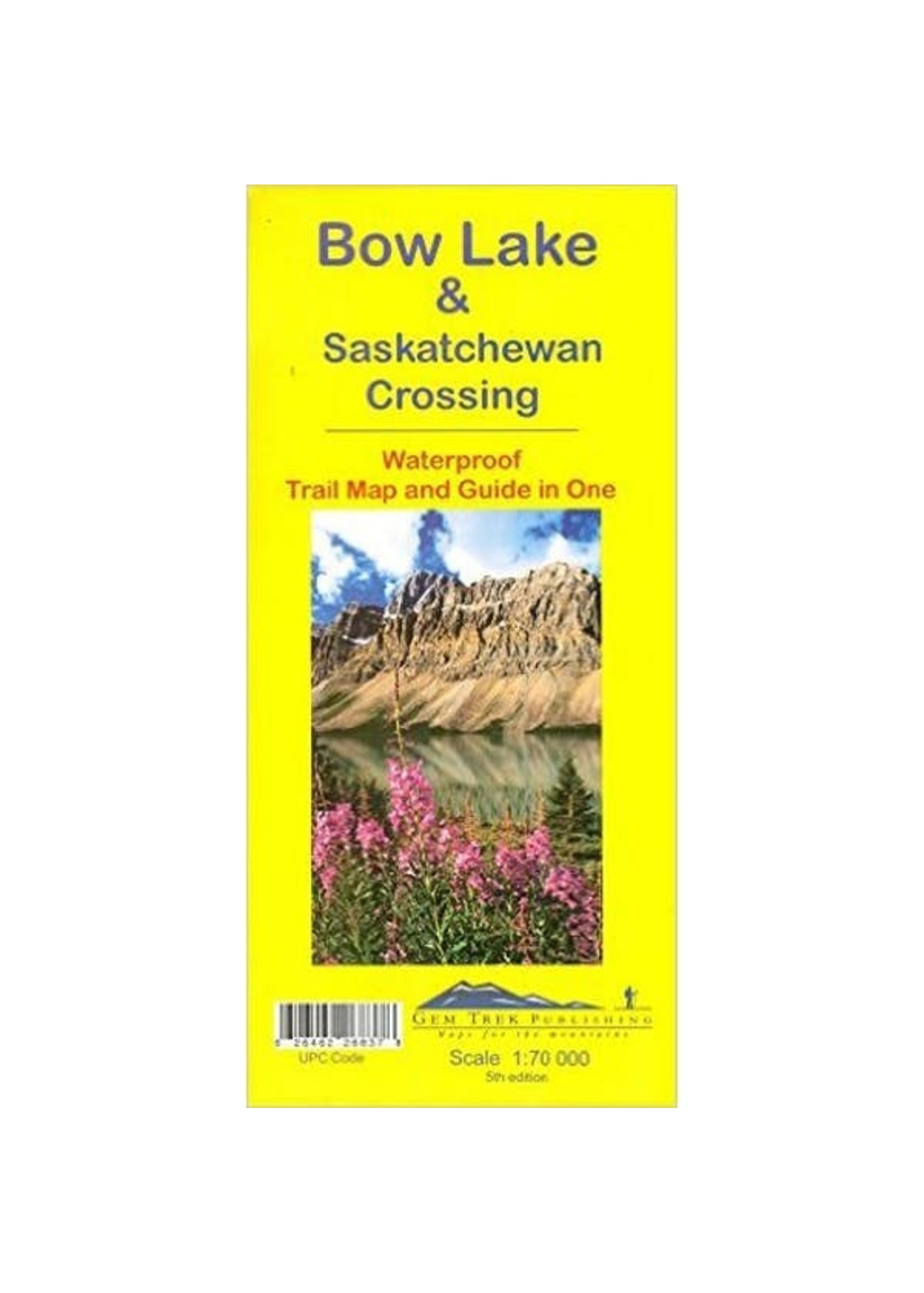 Gemtrek map Bow Lake &  Saskatchewan Crossing