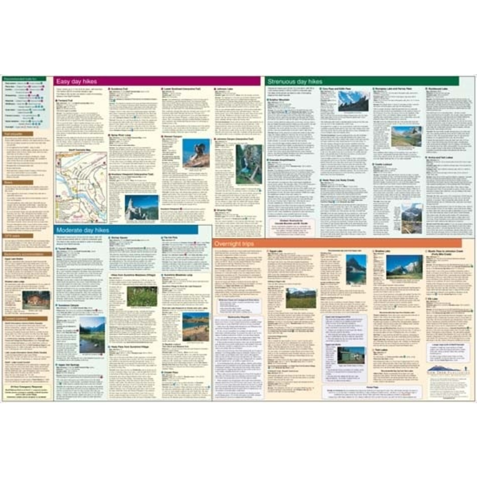 Gem Trek Map Banff & Egypt Lake