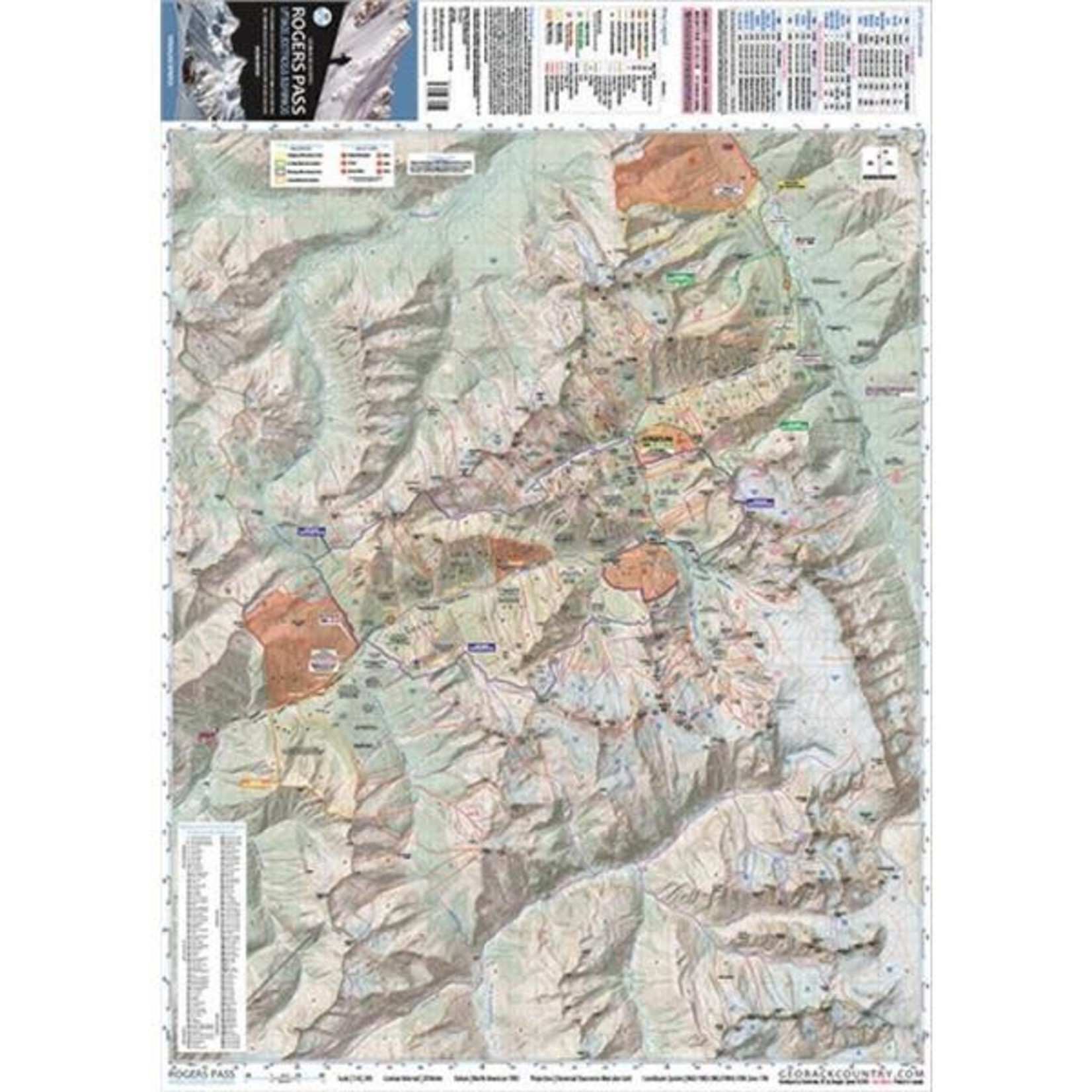 Geobackcountry Rogers Pass Map