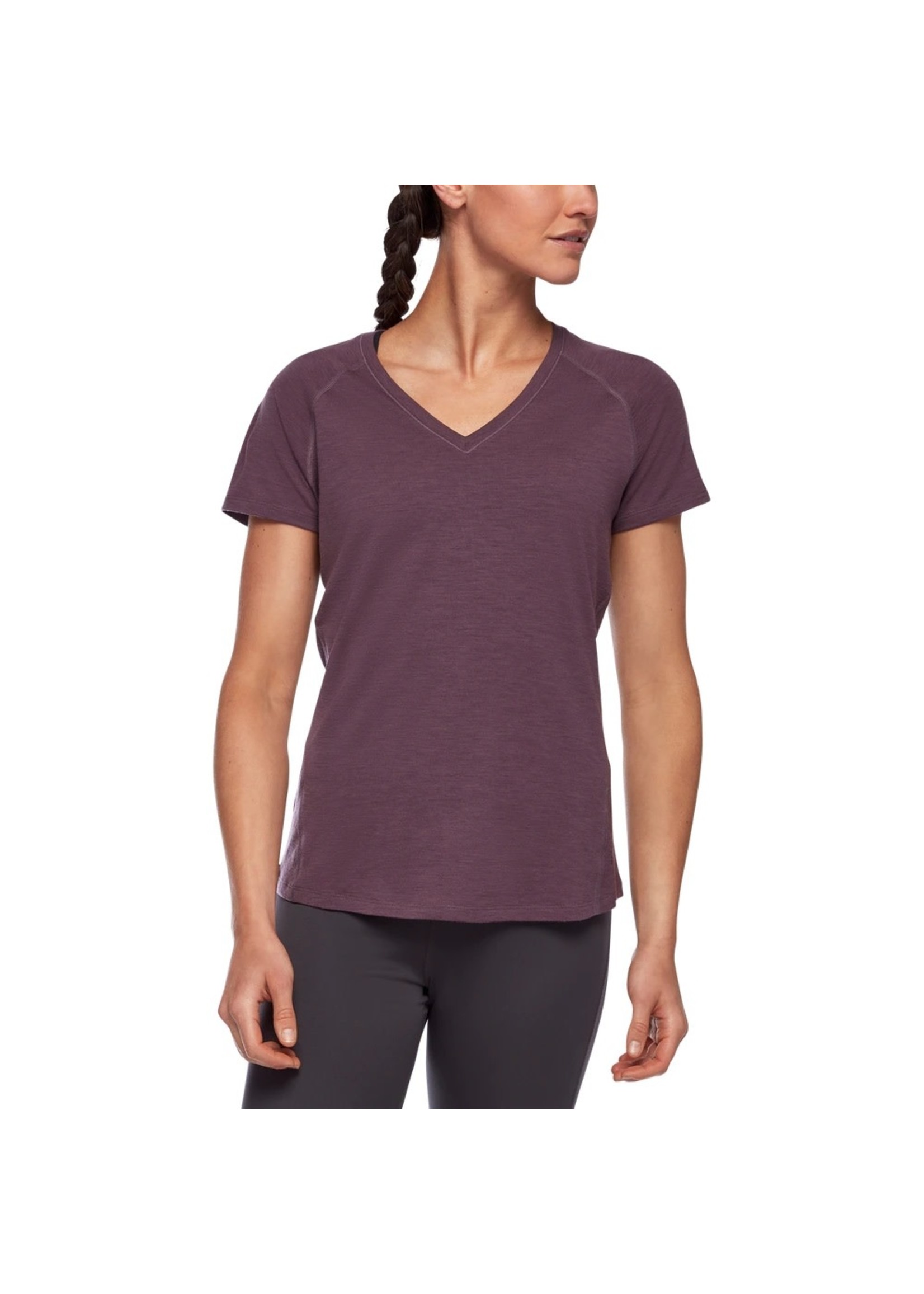 Black Diamond Chandail Black Diamond Flux Tee Merino - Femme