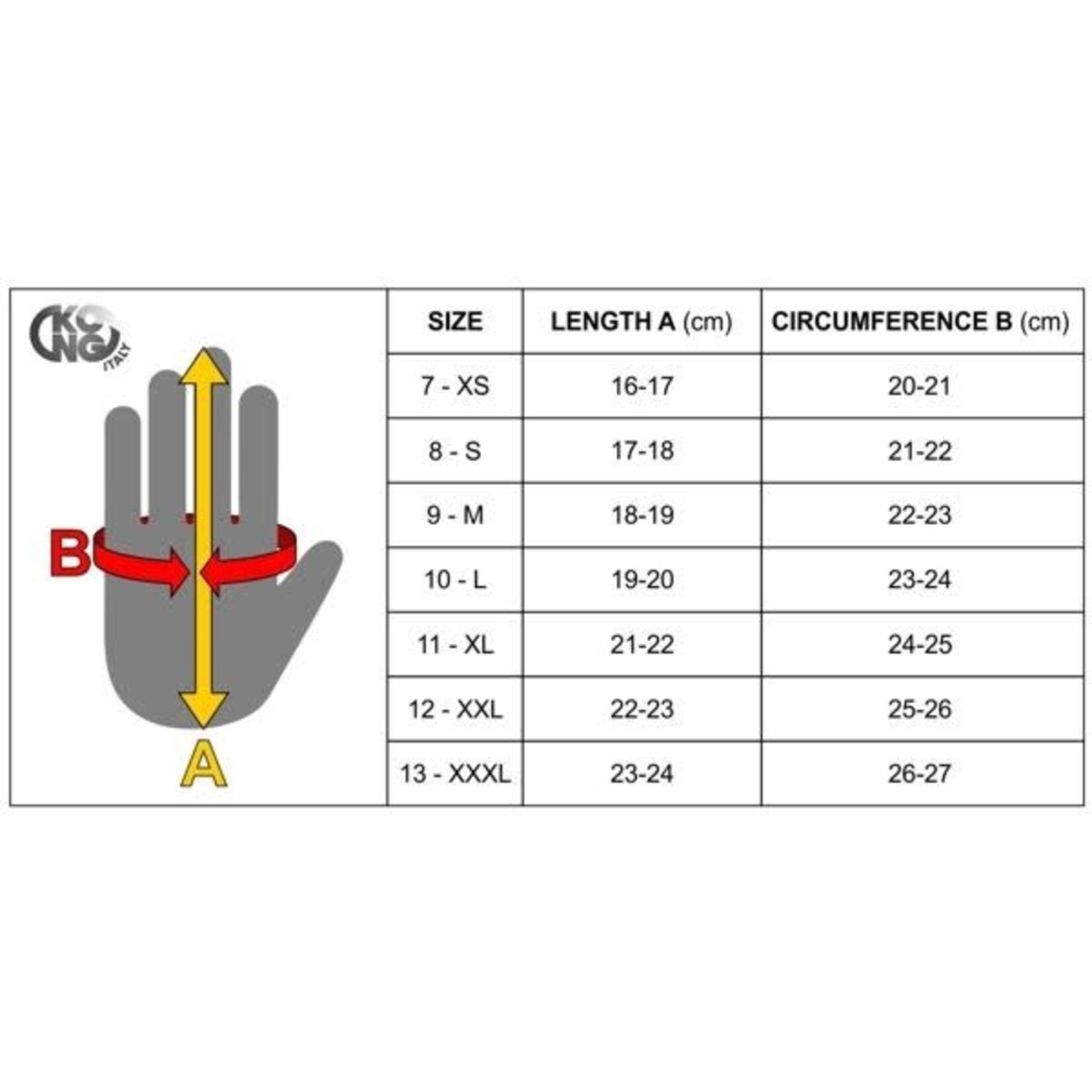 Gants en Kevlar Kong Kevlar Full Gloves