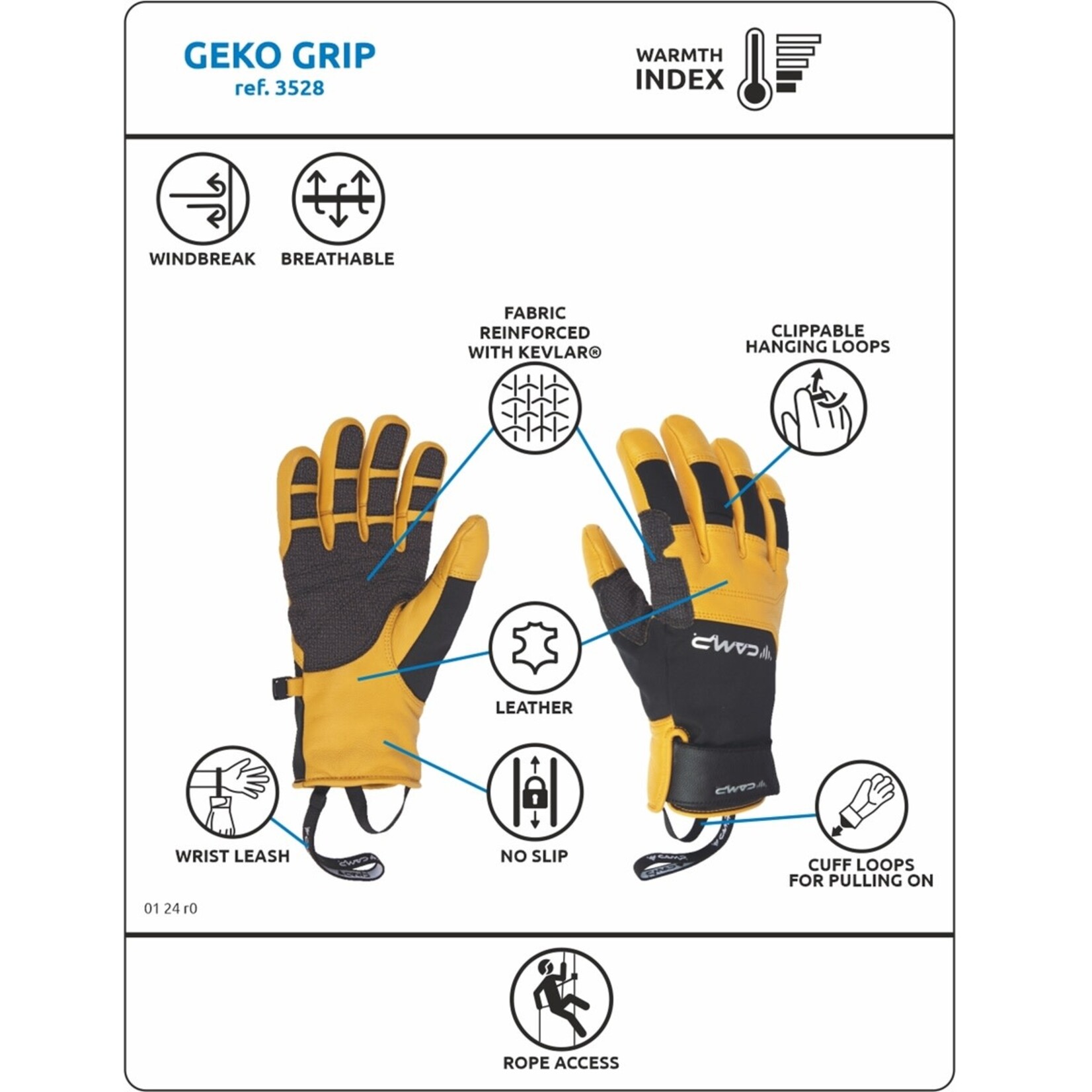 Camp Camp Geko Grip Gloves