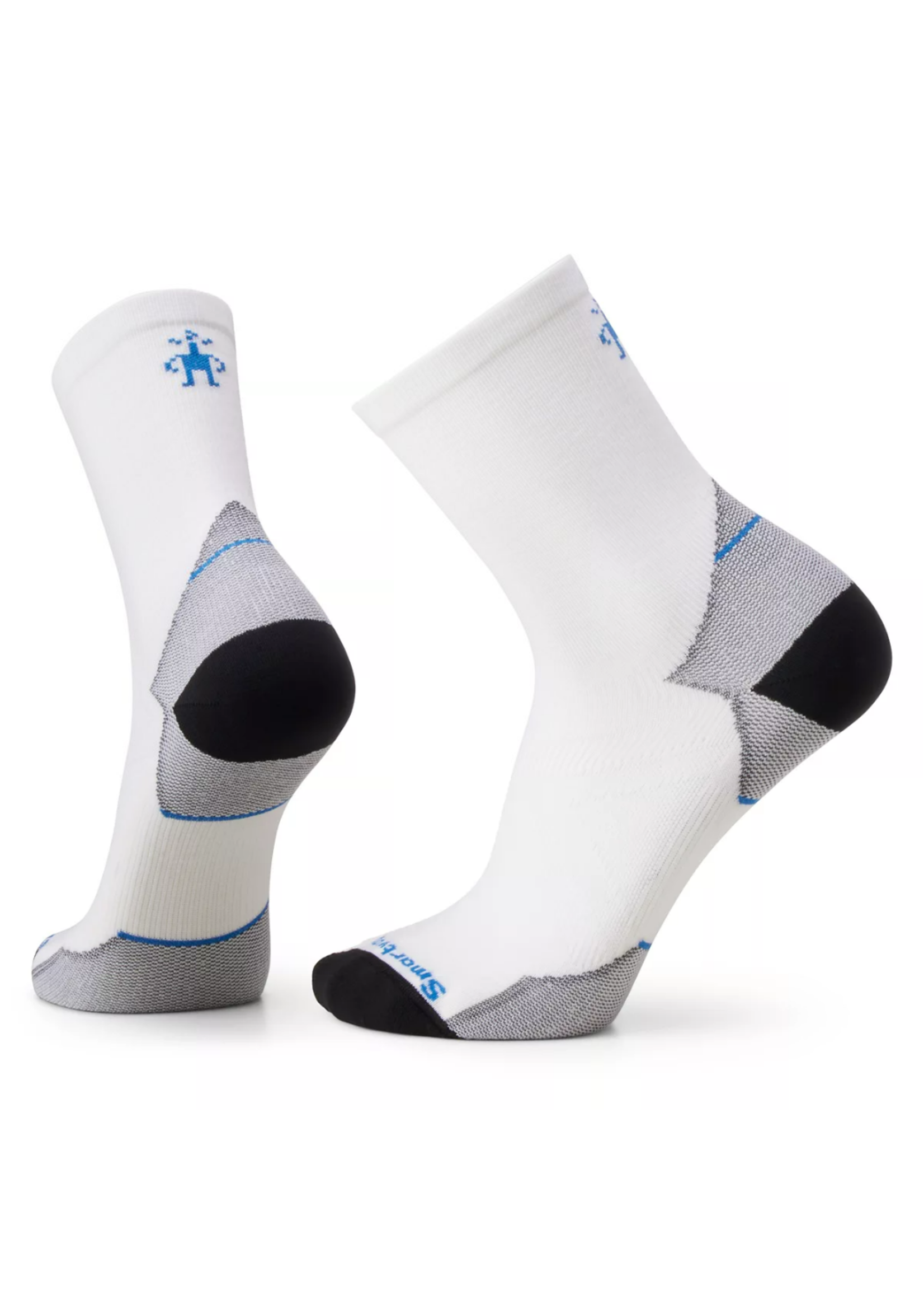 Smartwool Chaussette Smartwool Run Zero Cushion Mid Crew - Homme