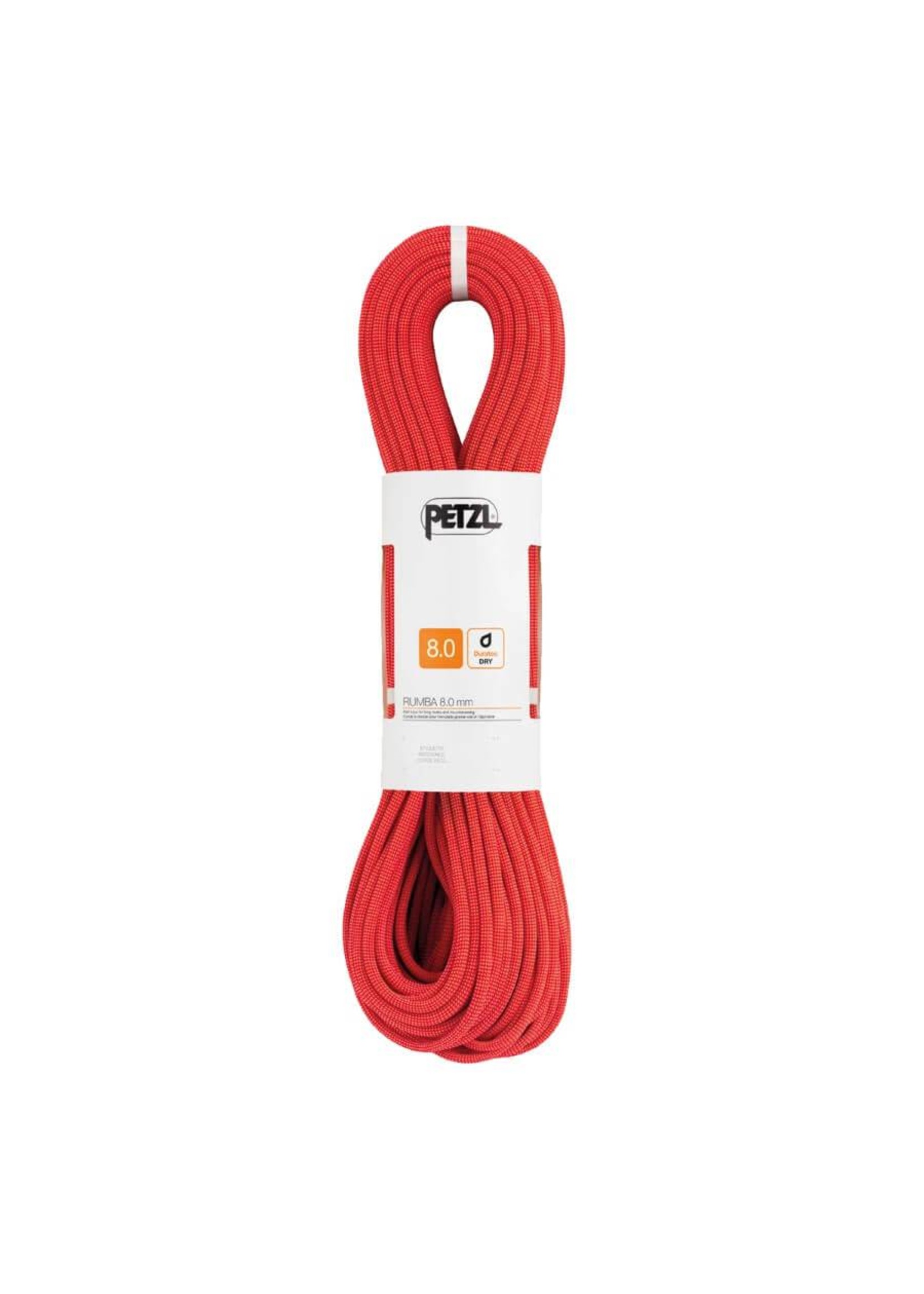 Petzl Corde à double Petzl Rumba 8 mm Dry