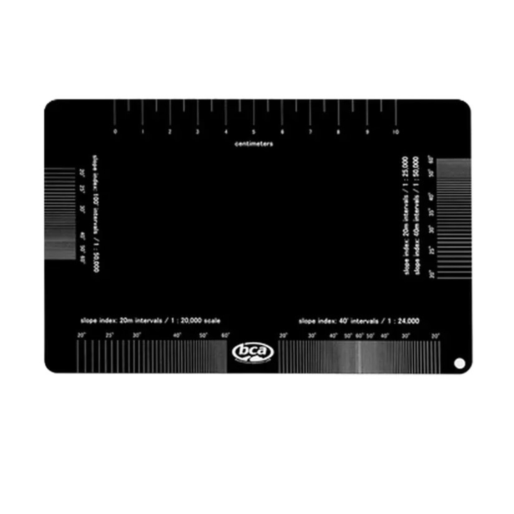 Backcountry Access Carte de cristaux BCA Lexan