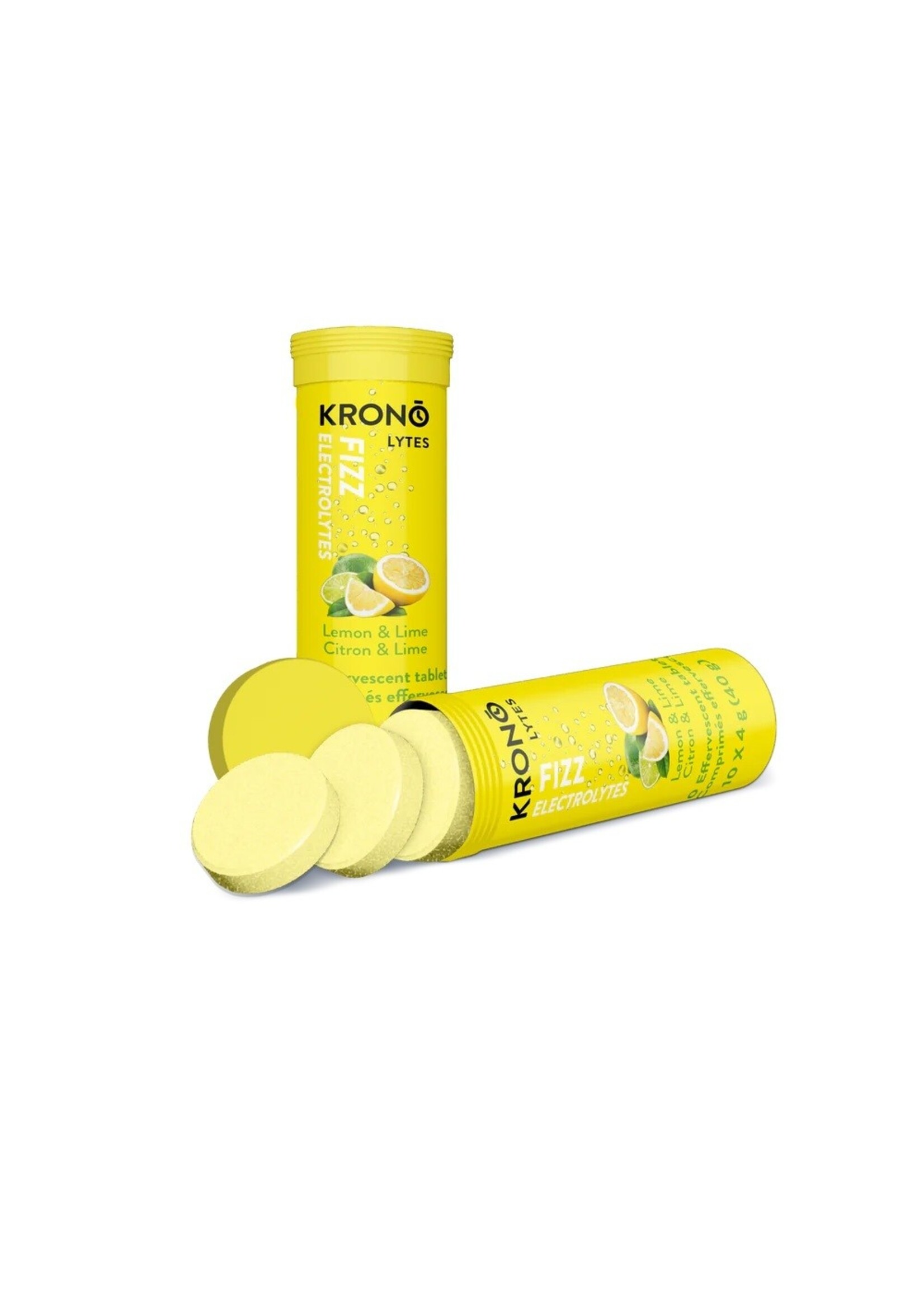 Krono Nutrition Tablettes effervescentes Kronolytes citron + lime