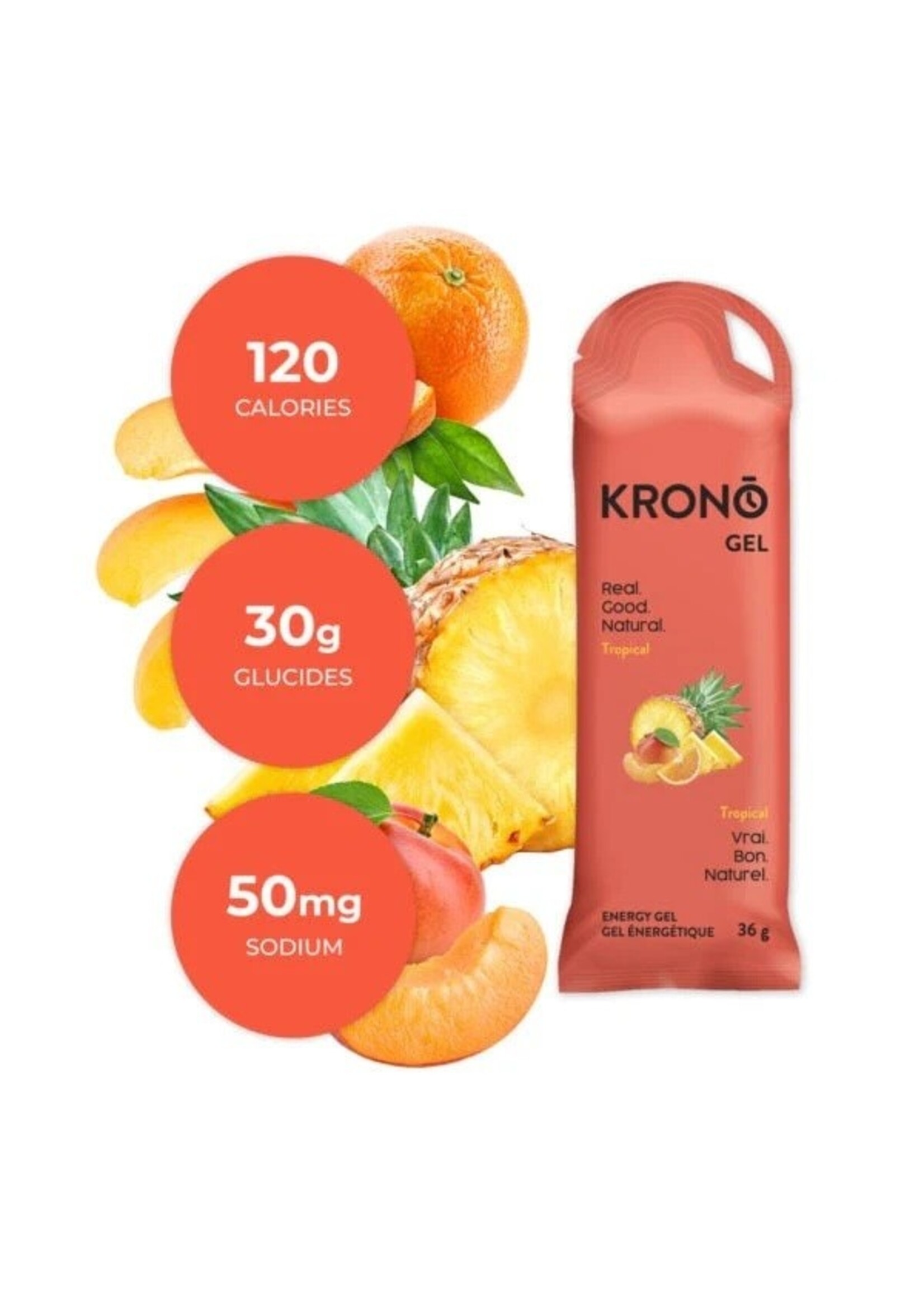 Krono Nutrition Gel énergétique Krono tropical