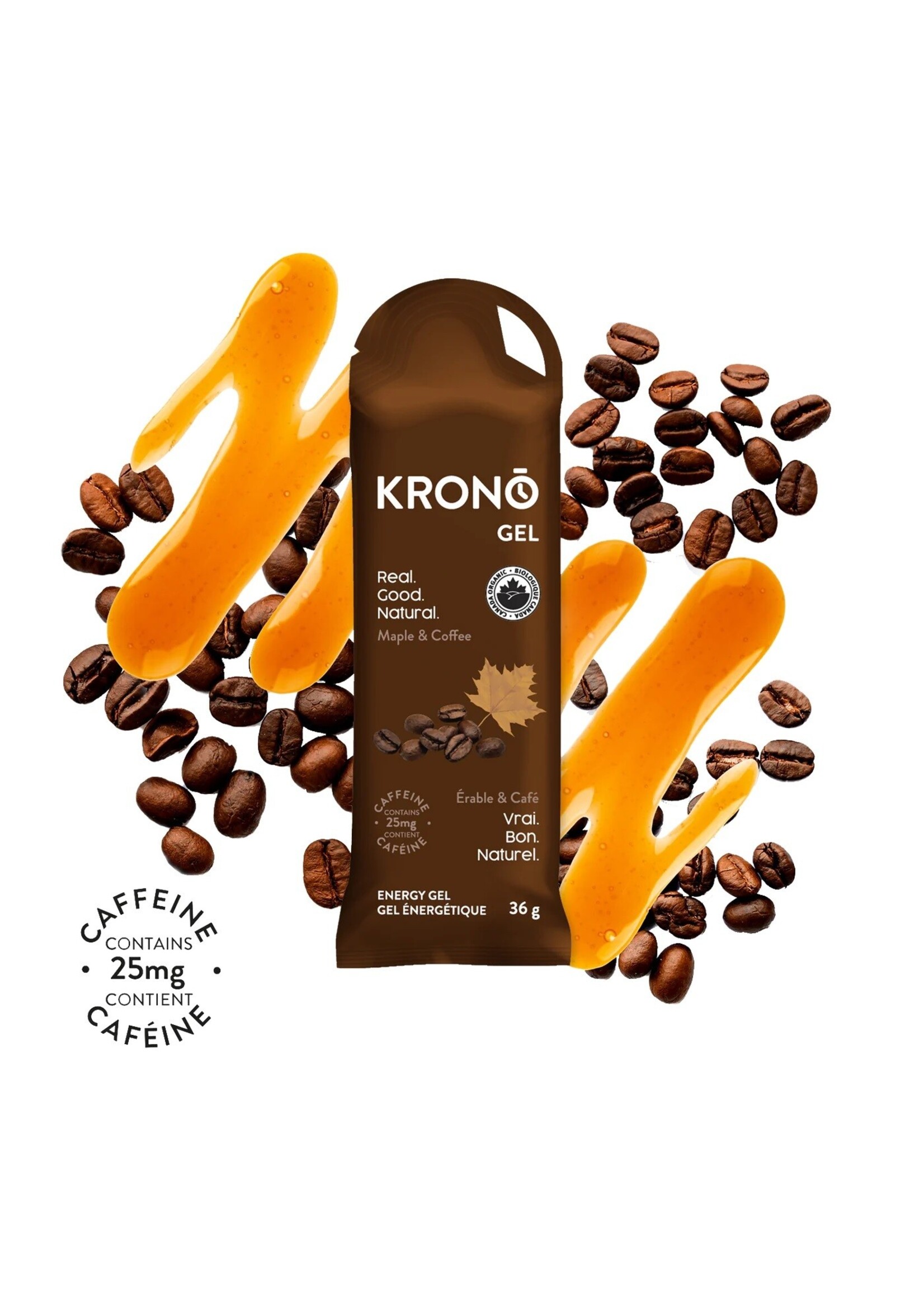 Krono Nutrition Krono Maple + Coffee Energy Gels