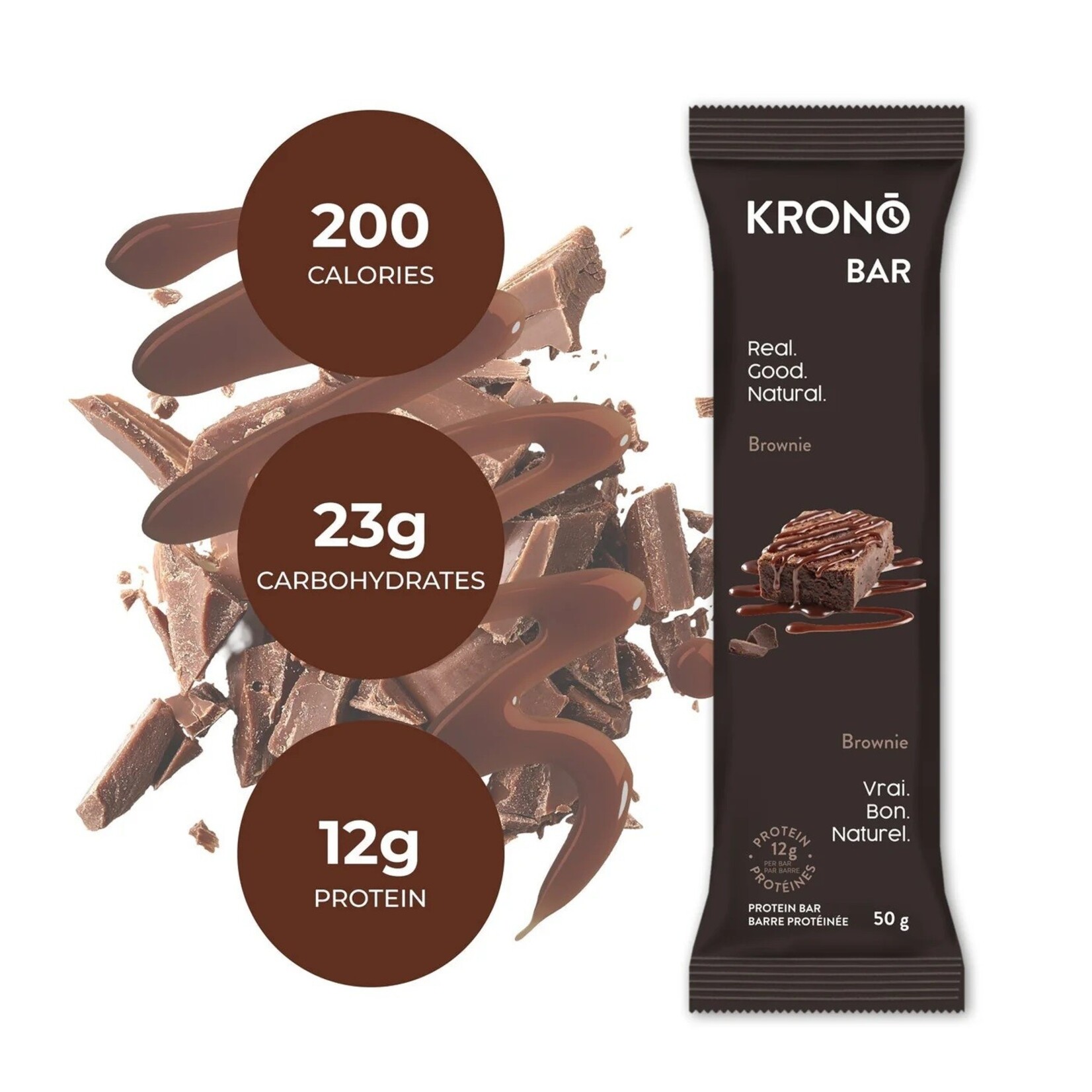 Krono Nutrition Barre protéinée Krono brownie