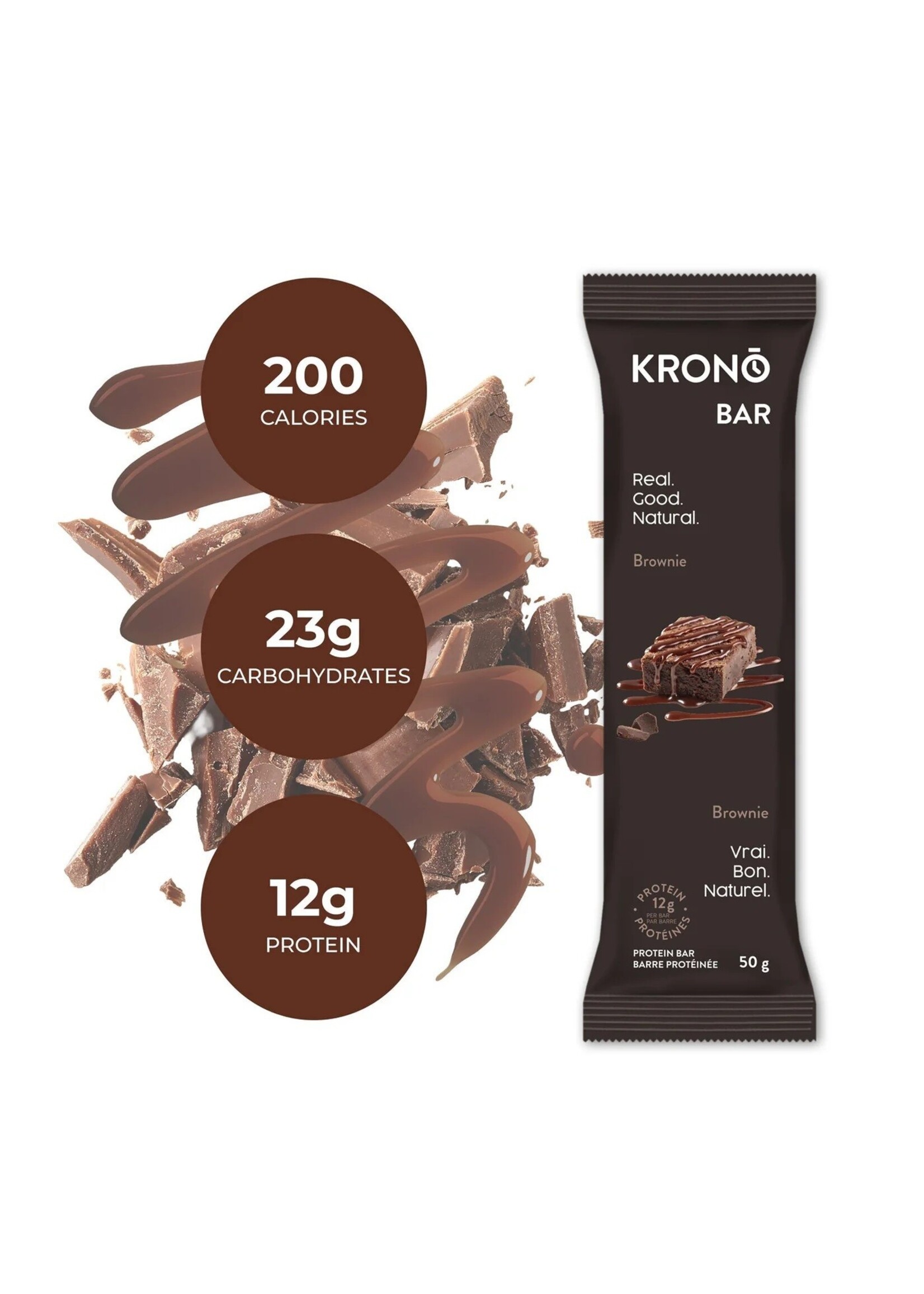 Krono Nutrition Barre protéinée Krono brownie