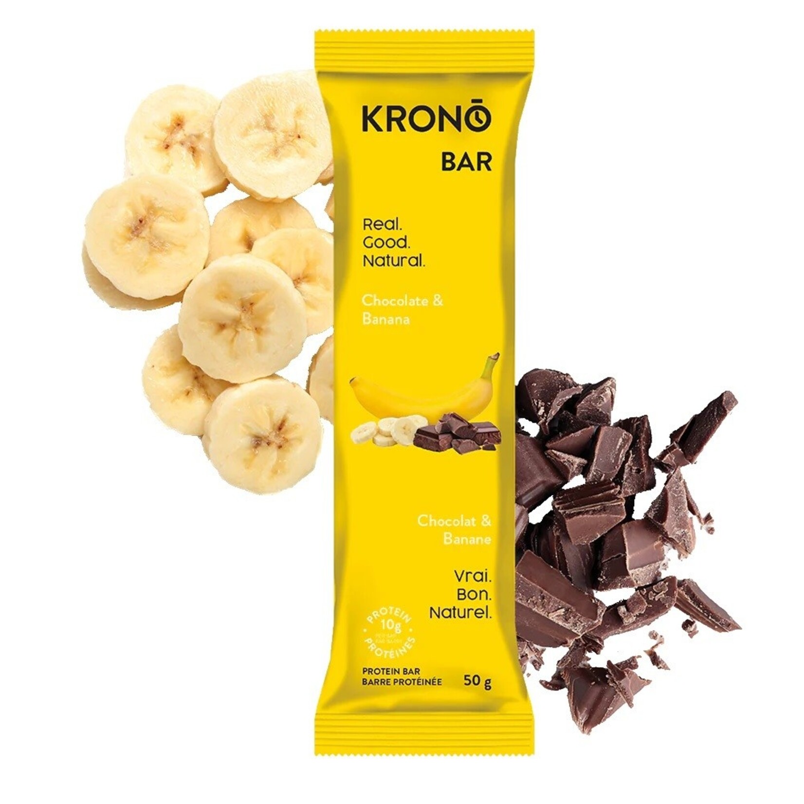 Krono Nutrition Barre protéinée Krono chocolat + banane