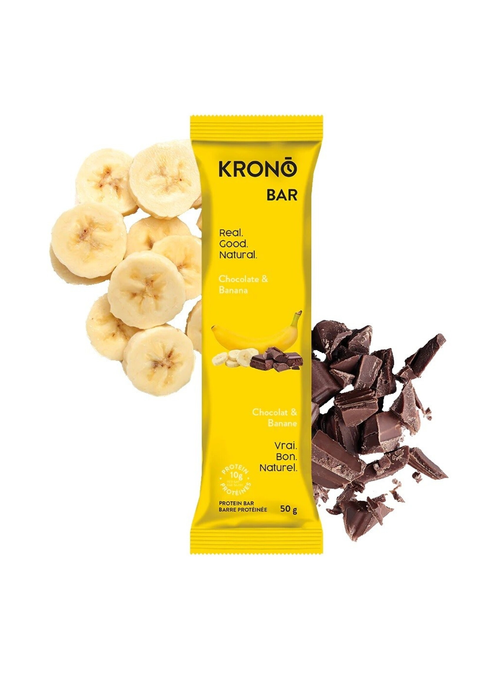 Krono Nutrition Barre protéinée Krono chocolat + banane