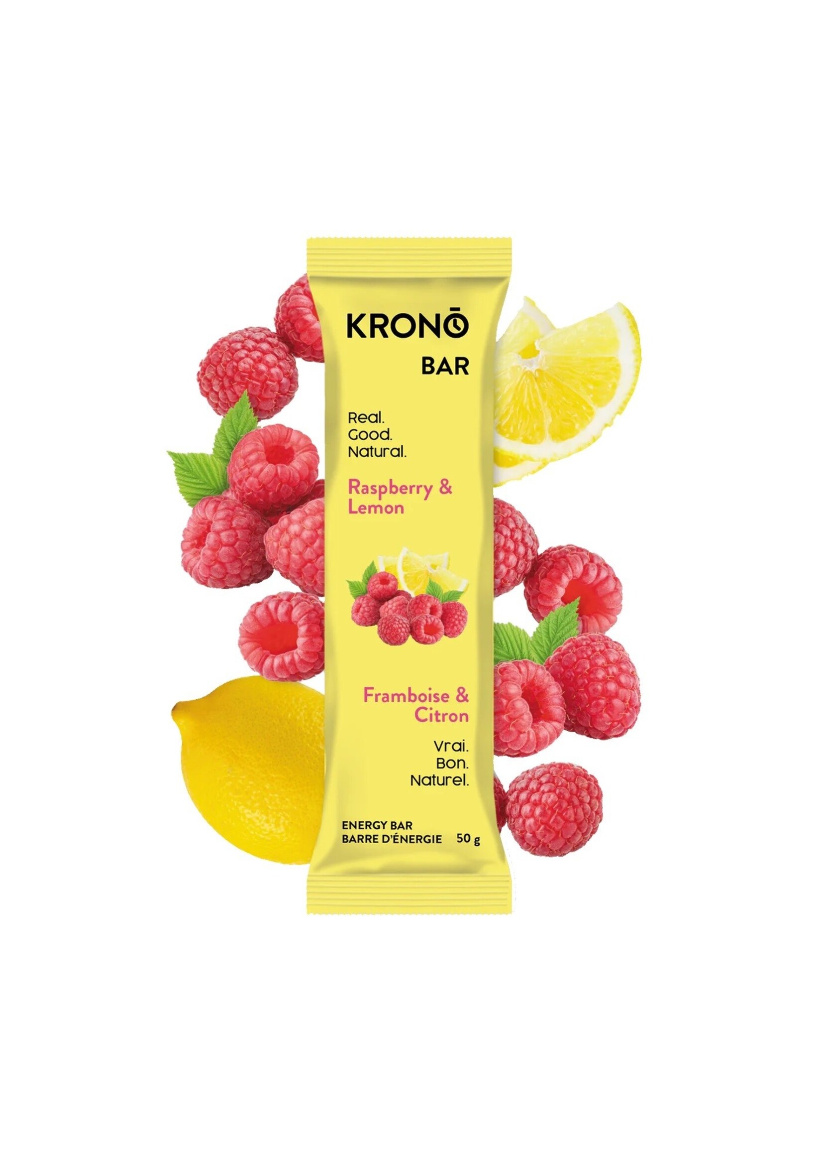 Krono Nutrition Krono Lemon + Raspberry Energy Bar