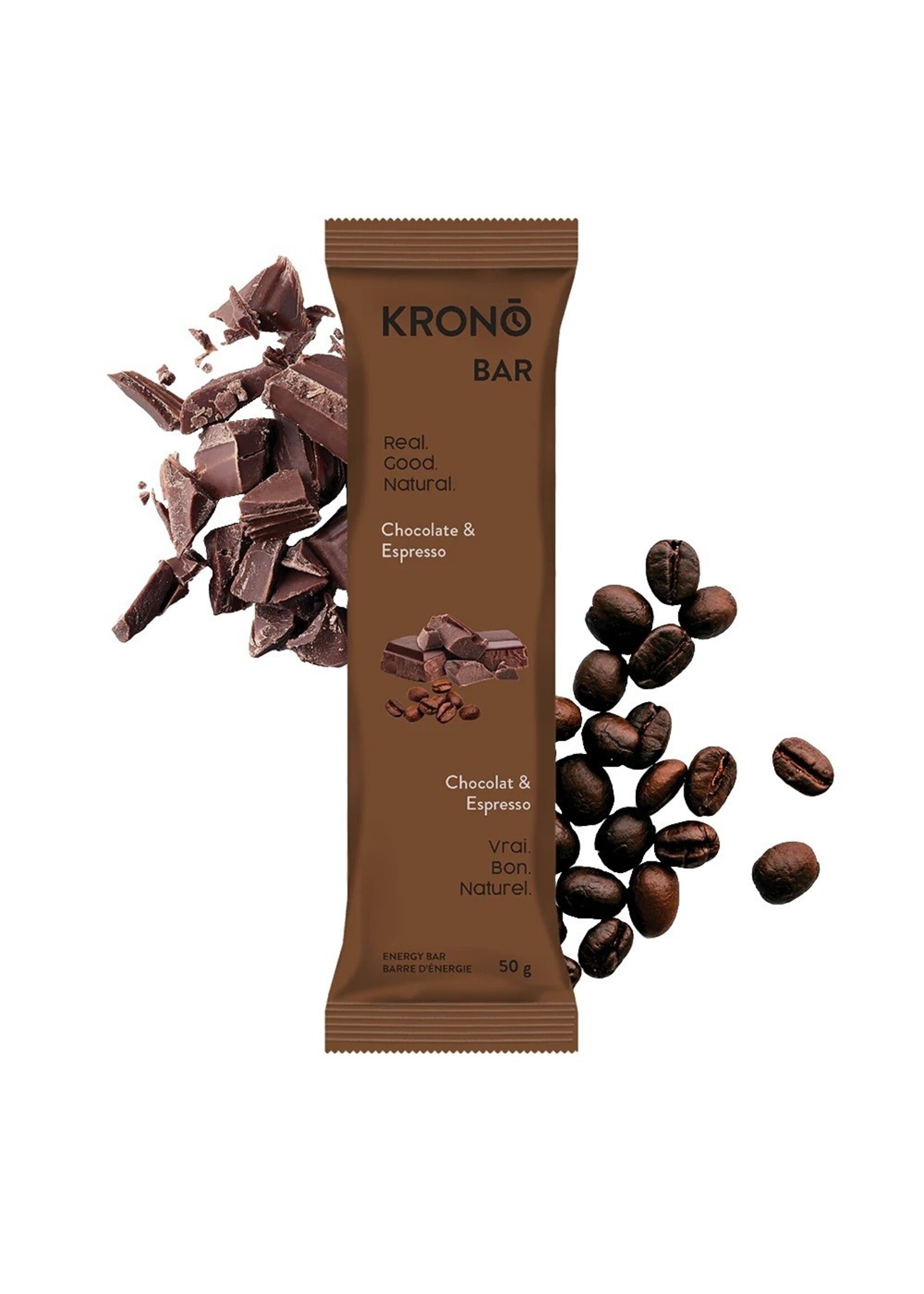 Krono Nutrition Barre énergétique Krono chocolat + espresso