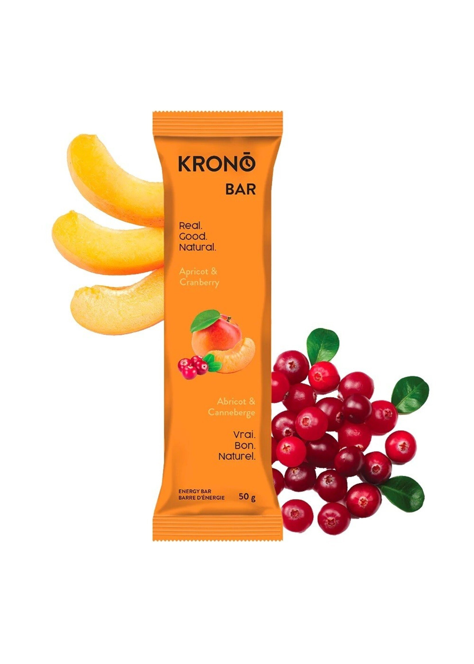 Krono Nutrition Krono Energy Bar - Apricot + Cranberry