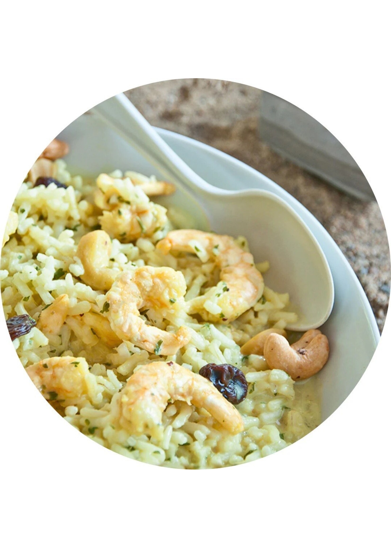 Happy Yak Crevettes cari et riz Happy Yak