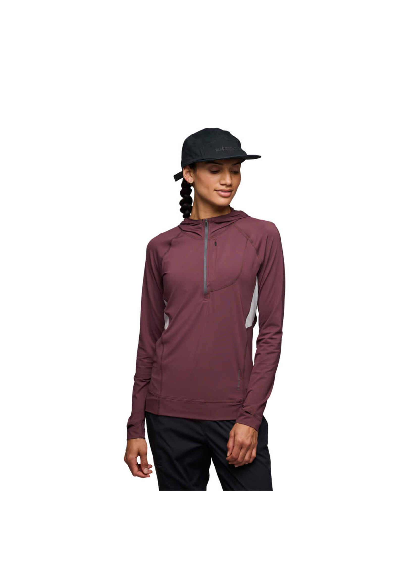 Black Diamond Chandail à protection solaire Black Diamond Alpenglow Pro Hoody - Femme