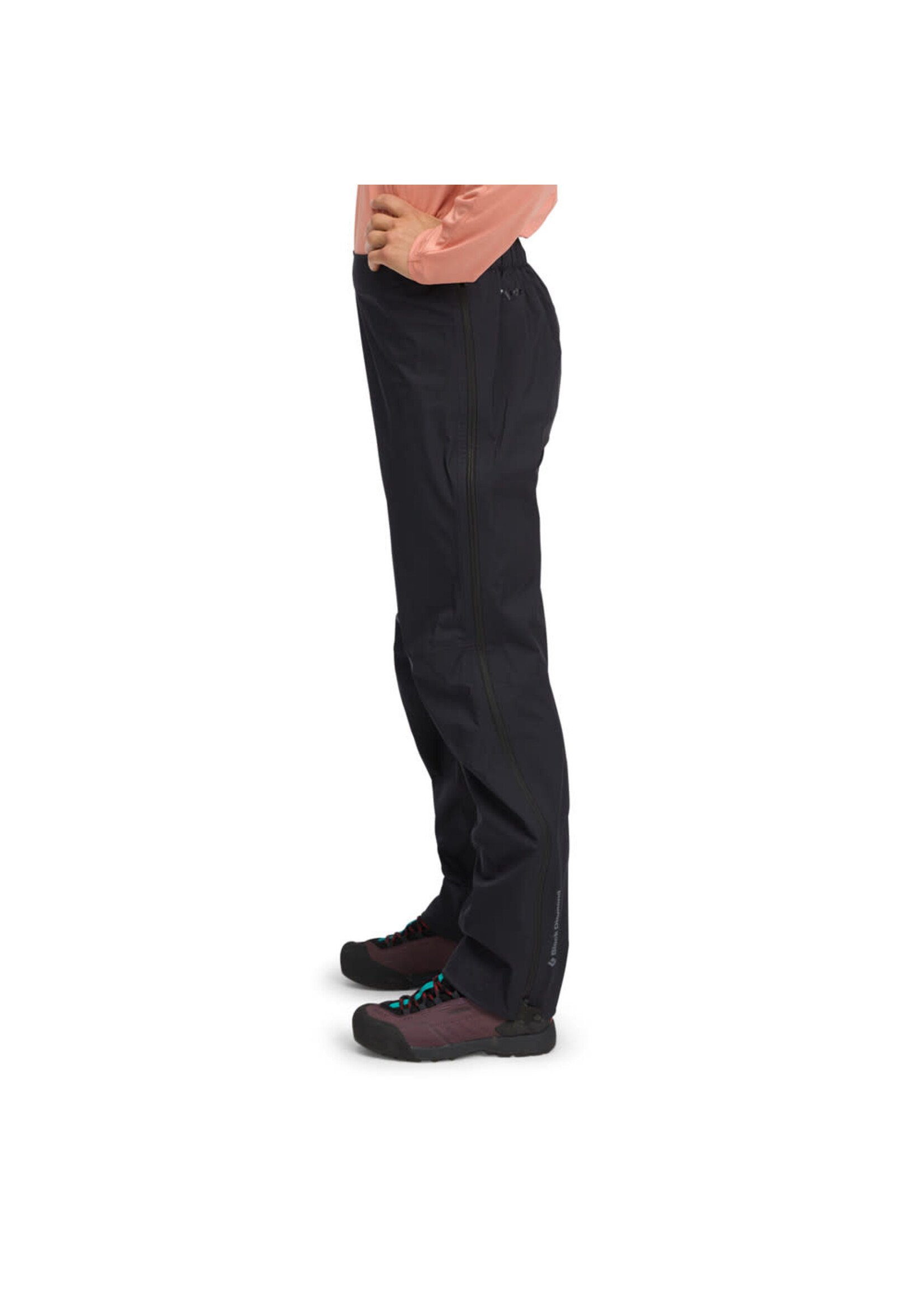 Black Diamond Black Diamond Fineline Stretch Full Zip Rain Pants - Women