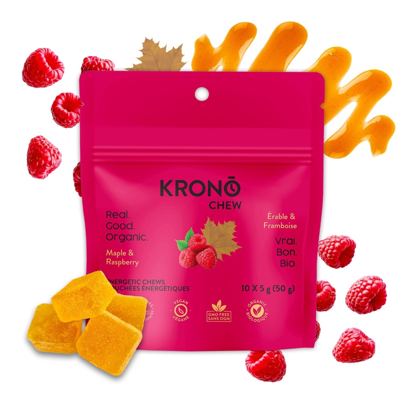 Krono Nutrition Bouchées énergétiques Krono framboise + érable