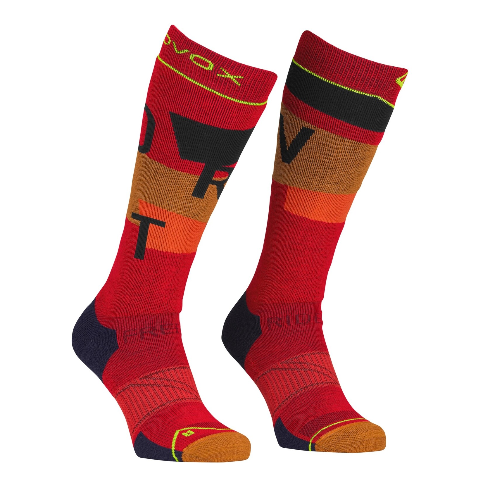 Ortovox Chaussette Ortovox Freeride Long Cozy Socks - Homme