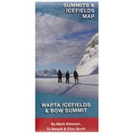 Carte Wapta Icefield and Bow Summit