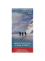Wapta Icefield and Bow Summit Map
