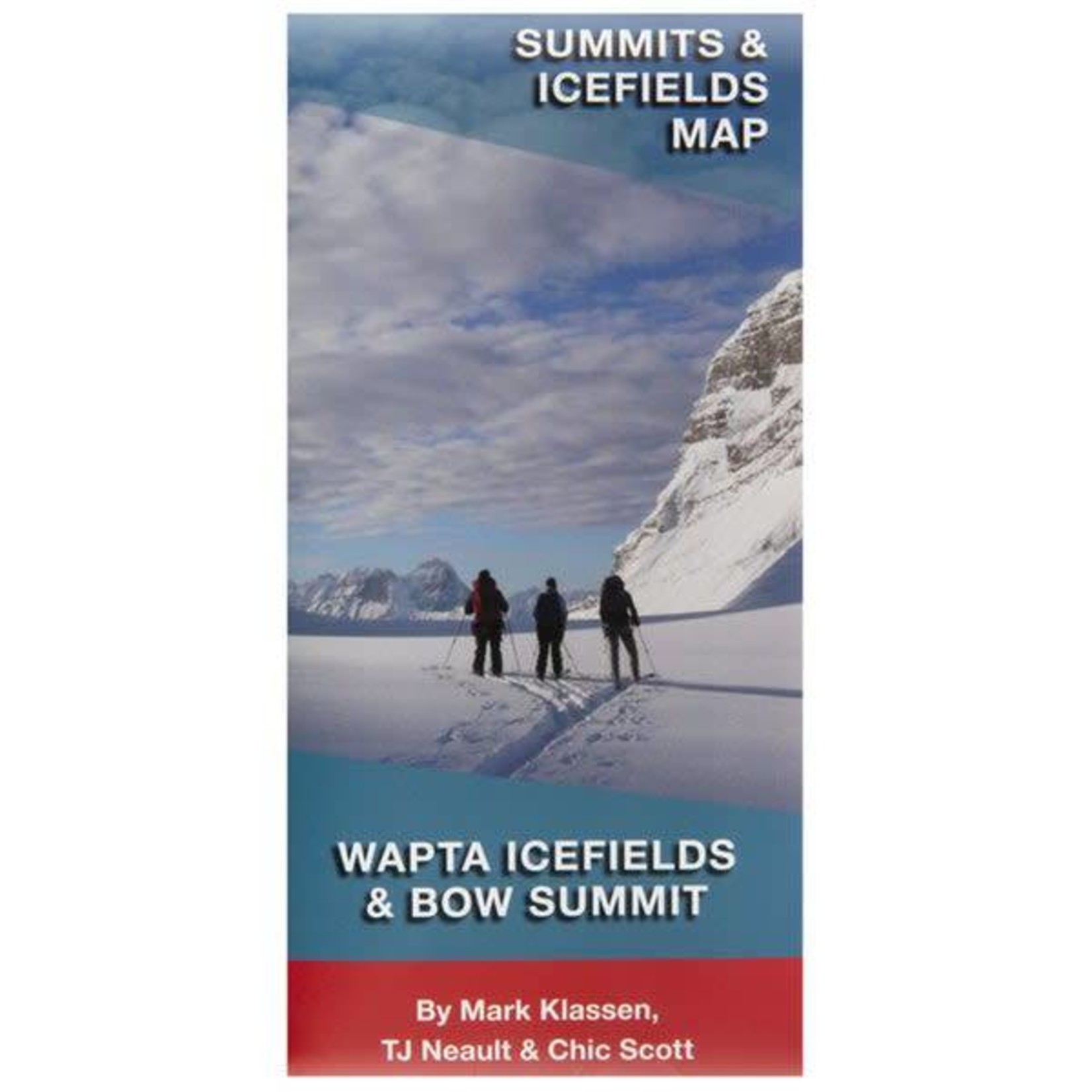 Carte Wapta Icefield and Bow Summit