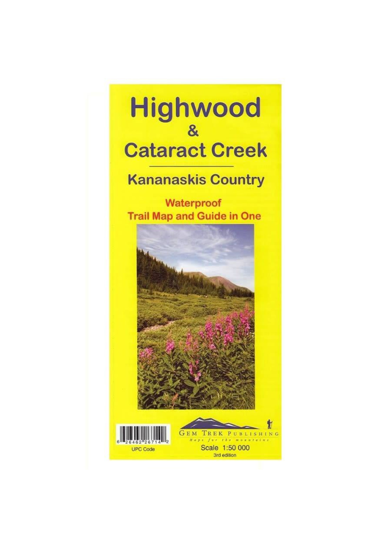 Gemtrek map Highwood & Cataract Creek