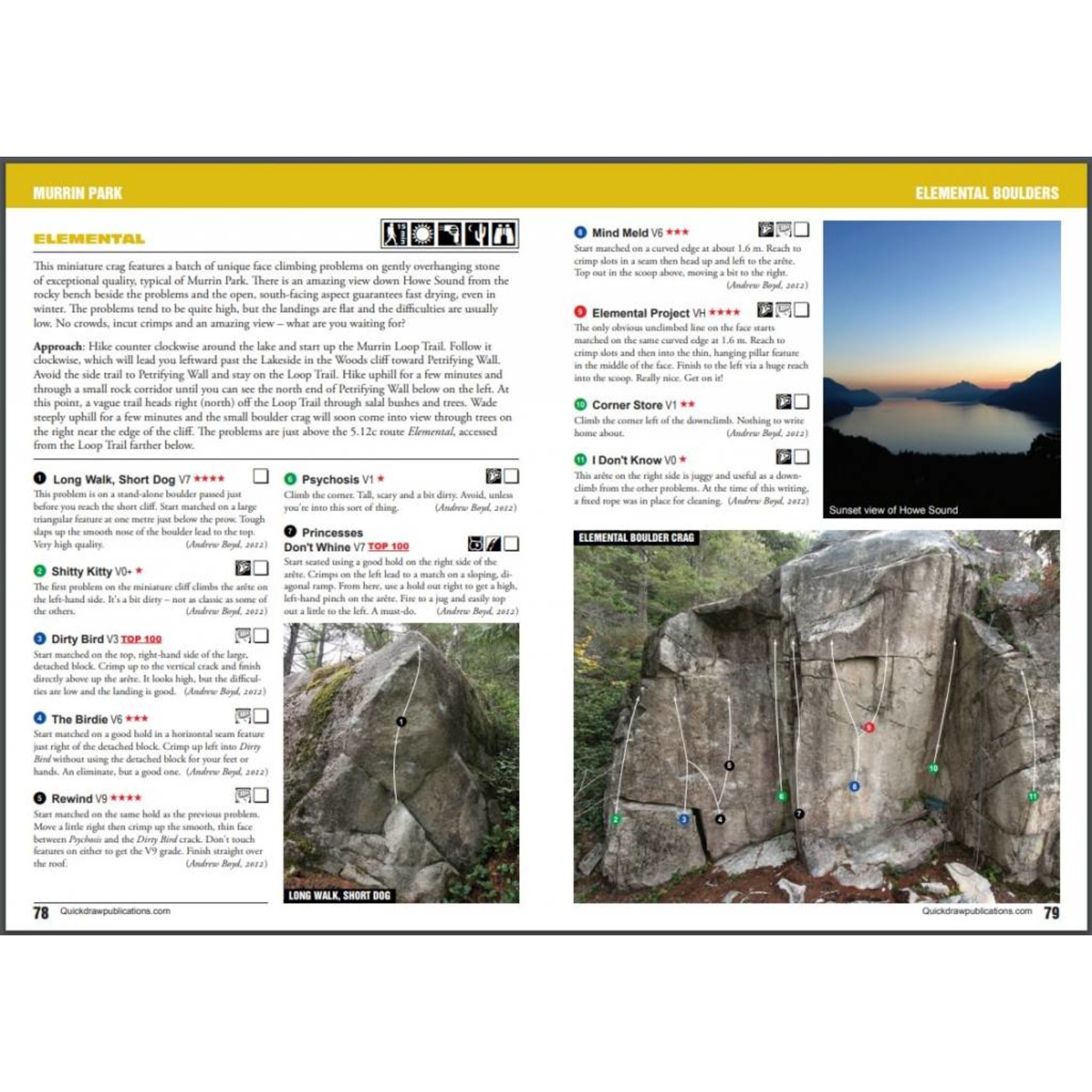 Squamish Bouldering Guidebook - 3rd Edition