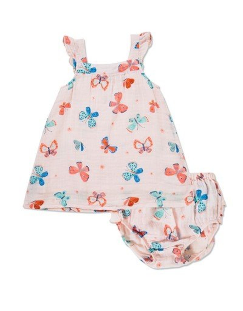 Angel Dear Butterflies Muslin Sundress & Bloomer - Hello Baby