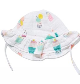 Angel Dear Sprinkles Ruffle Muslin Sunsuit