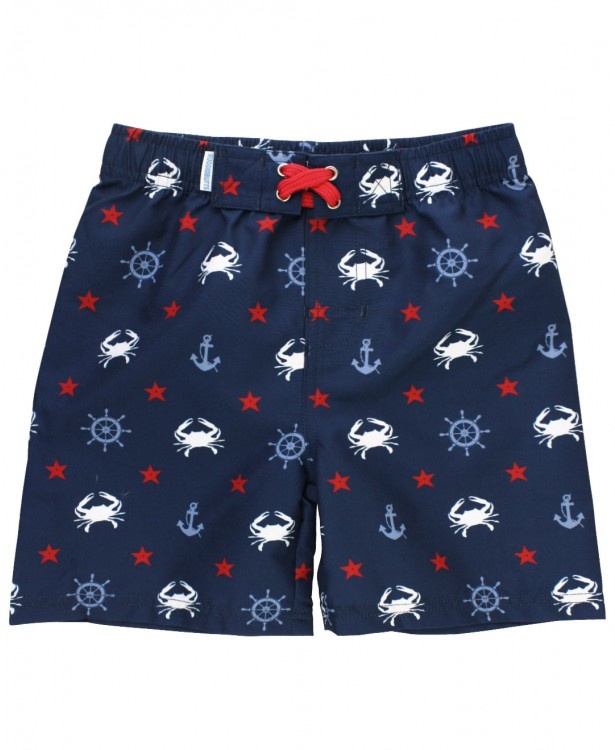 Crabby Sailor Swim Trunks - Hello Baby