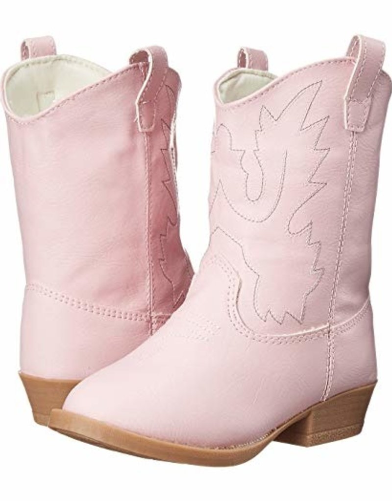 Pink Embroaidered Cowgirl Boots Hello Baby