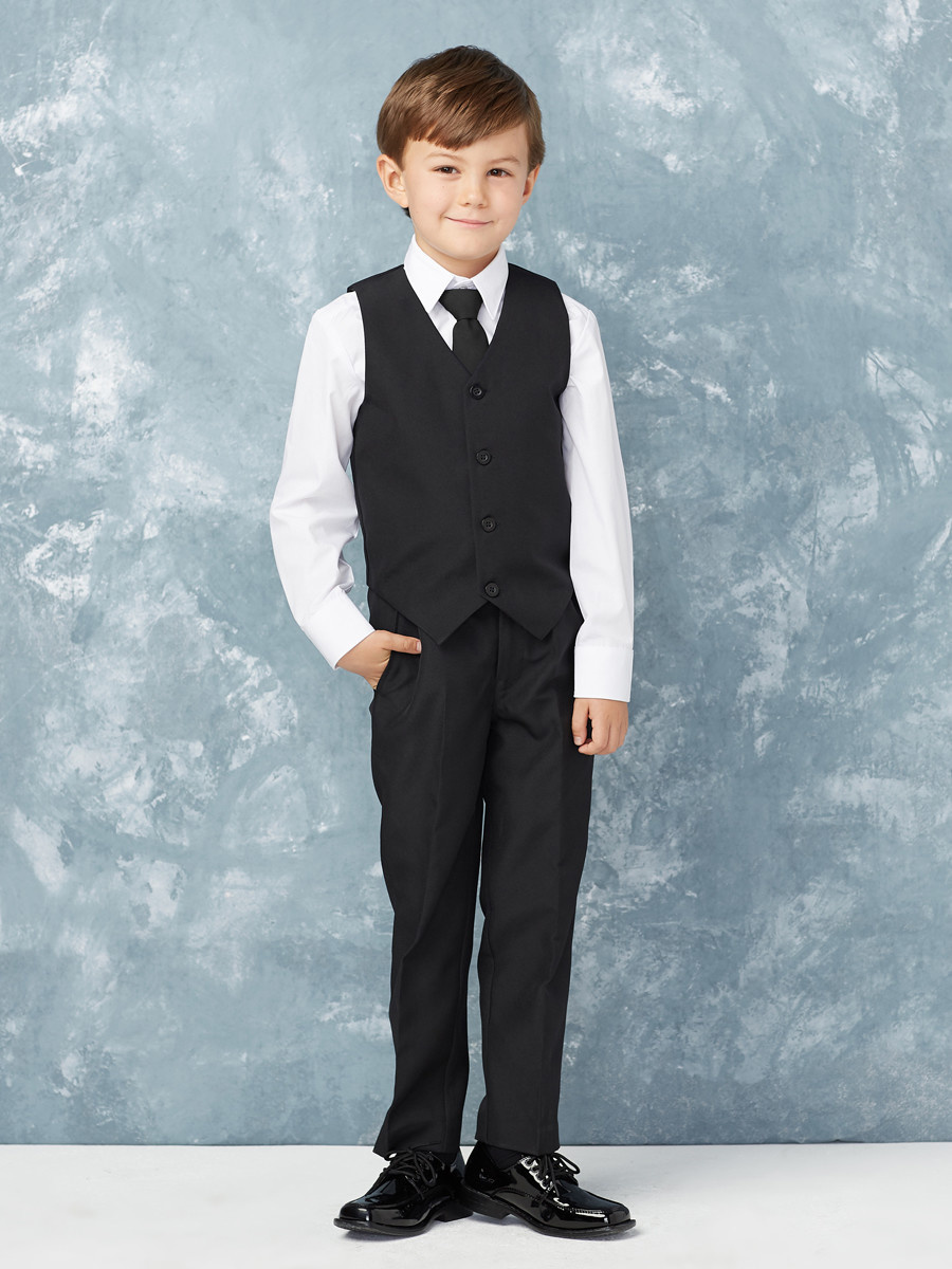 Slimmer Fit Boys White Communion Suit