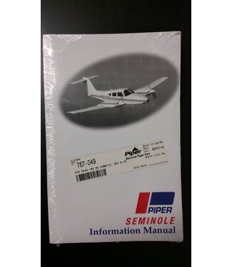 AIR PARTS OF LOCK HAVEN MIS: PIPER SEMINOLE *Outlet