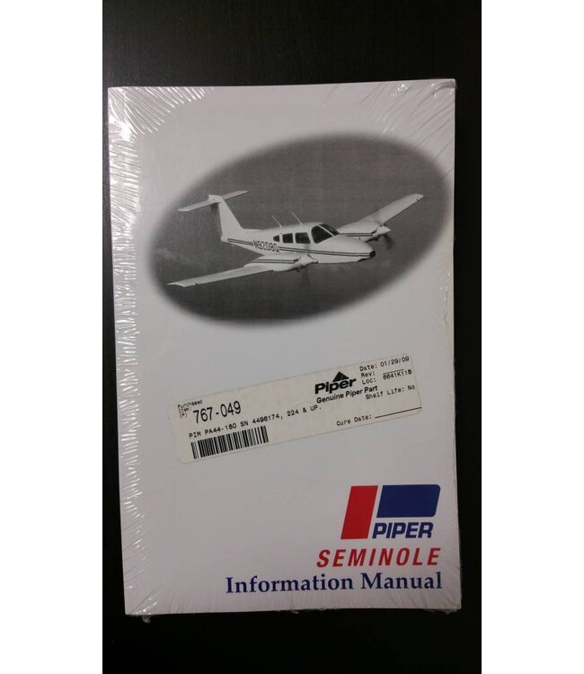AIR PARTS OF LOCK HAVEN MIS: PIPER SEMINOLE *Outlet