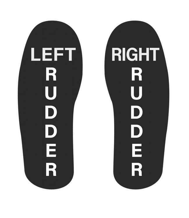 Socks: L & R Rudder