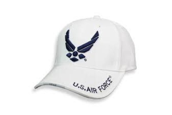 Rothco Cap: White USAF Wing