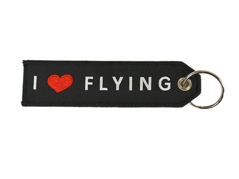 Key Chain: I Love (heart) Flying