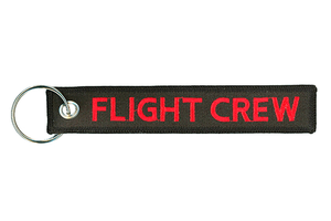 Key Chain: Flight Crew (Red and Black)