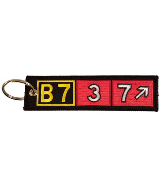 Key Chain: Embroidered B737