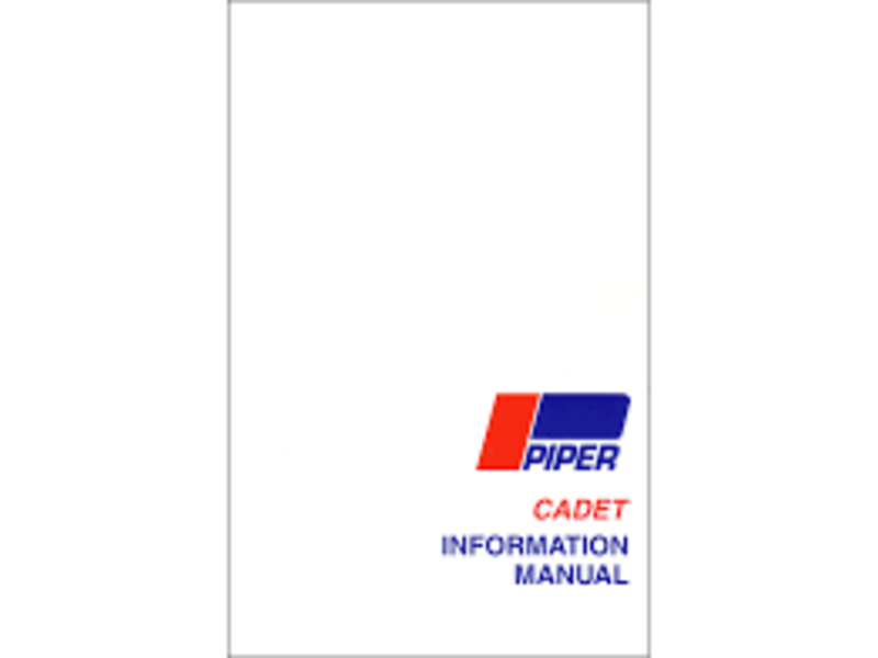 Piper Cadet PA-28-161 Manual