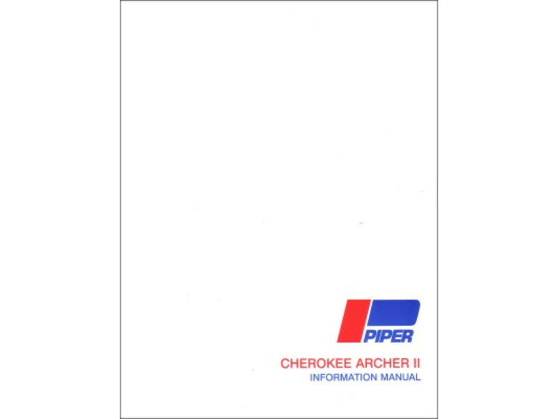 Manual: Piper Archer II