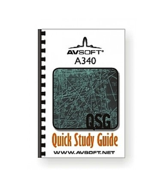 AVSOFT A340 Quick Study Guide *Outlet