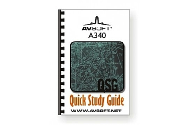 AVSOFT A340 Quick Study Guide *Outlet